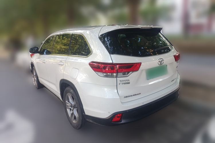 Used Toyota Highlander 2018 2.0T Four-Wheel Drive Luxury Edition 7 Seats China V Emission Standard Rear Left 45 Deg