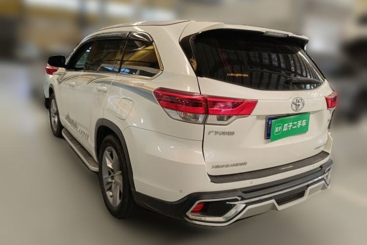 Used Toyota Highlander 2018 2.0T Four-Wheel Drive Luxury Version 7 Seats China VI Standard Rear Left 45 Deg