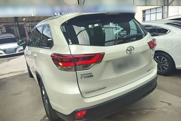 Used Toyota Highlander 2018 2.0T Four-Wheel Drive Luxury Edition 7 Seats China V Emission Standard Rear Left 45 Deg