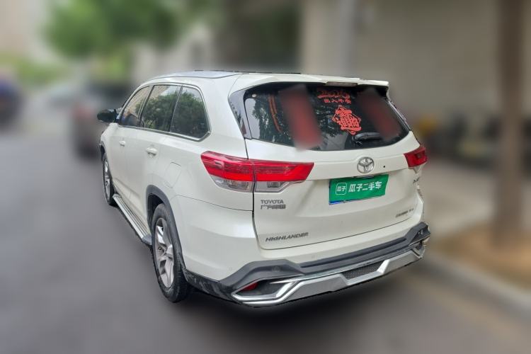 Used Toyota Highlander 2018 2.0T Four-Wheel Drive Ultimate Edition 7-Seater Emission Standard China V Rear Left 45 Deg