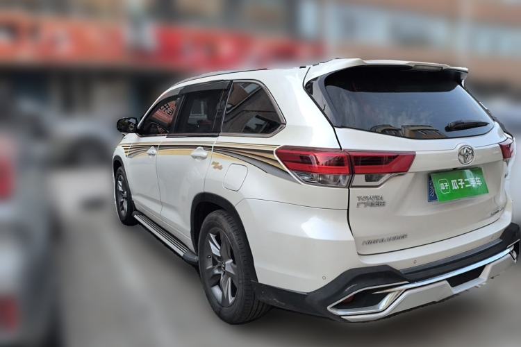 Used Toyota Highlander 2018 2.0T Four-Wheel Drive Luxury Edition 7 Seats China V Emission Standard Rear Left 45 Deg
