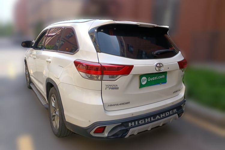 Used Toyota Highlander 2018 2.0T Four-Wheel Drive Prestige Version 7 Seats China V Emission Standard Rear Left 45 Deg