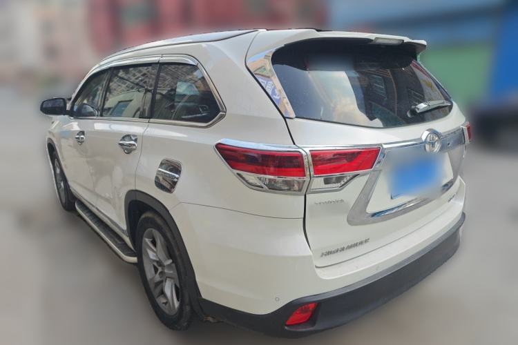 Used Toyota Highlander 2018 2.0T Four-Wheel Drive Luxury Edition 7 Seats China V Emission Standard Rear Left 45 Deg