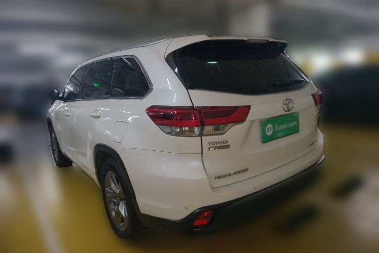 Used Toyota Highlander 2018 2.0T Four-Wheel Drive Luxury Edition 7 Seats China V Emission Standard Rear Left 45 Deg