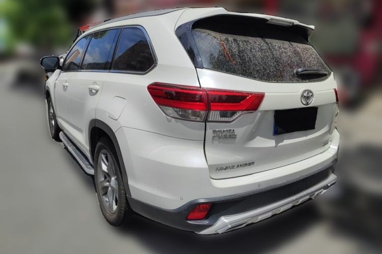 Used Toyota Highlander 2018 2.0T Four-Wheel Drive Luxury Edition 7 Seats China V Emission Standard Rear Left 45 Deg