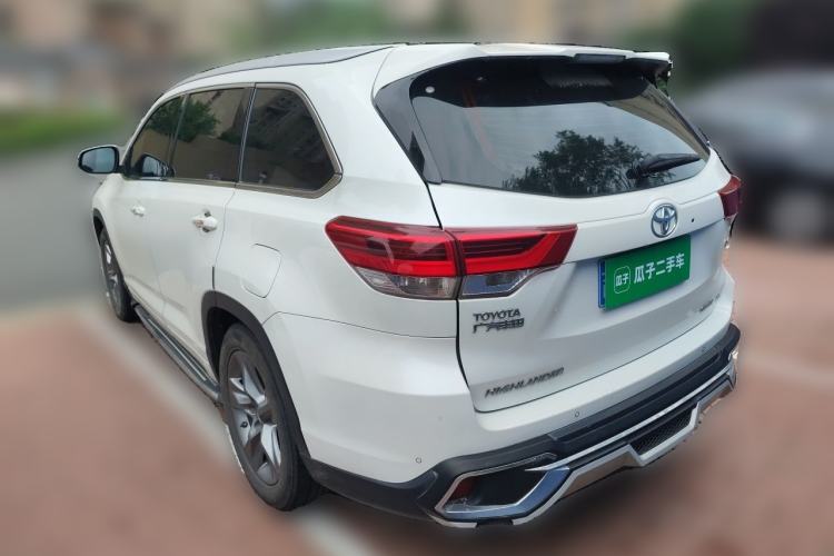 Used Toyota Highlander 2018 2.0T Four-Wheel Drive Prestige Version 7 Seats China V Emission Standard Rear Left 45 Deg