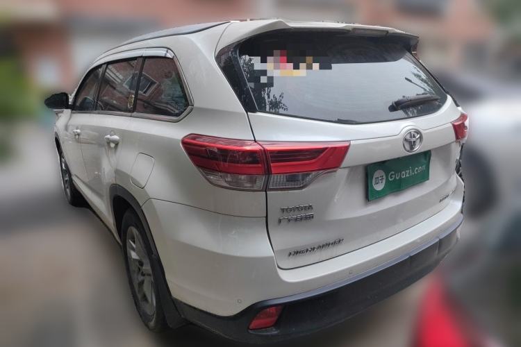 Used Toyota Highlander 2018 2.0T Four-Wheel Drive Luxury Edition 7 Seats China V Emission Standard Rear Left 45 Deg