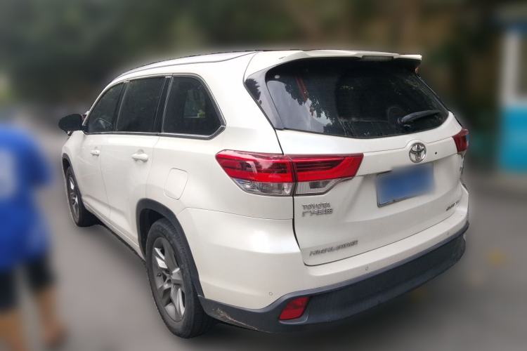 Used Toyota Highlander 2018 2.0T Four-Wheel Drive Prestige Version 7 Seats China V Emission Standard Rear Left 45 Deg