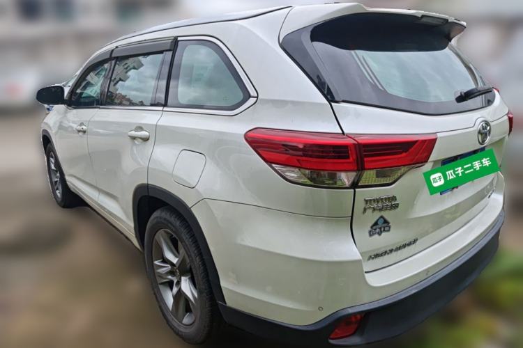 Used Toyota Highlander 2018 2.0T Four-Wheel Drive Luxury Edition 7 Seats China V Emission Standard Rear Left 45 Deg