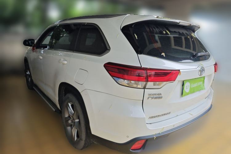Used Toyota Highlander 2018 2.0T Four-Wheel Drive Luxury Edition 7 Seats China V Emission Standard Rear Left 45 Deg