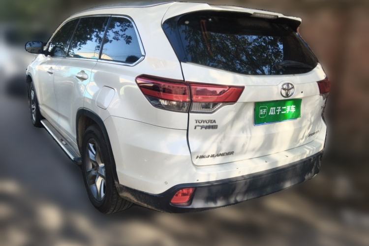 Used Toyota Highlander 2018 2.0T Four-Wheel Drive Prestige Version 7 Seats China V Emission Standard Rear Left 45 Deg
