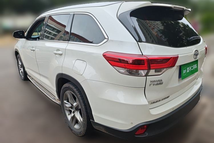 Used Toyota Highlander 2018 2.0T Four-Wheel Drive Prestige Version 7 Seats China V Emission Standard Rear Left 45 Deg