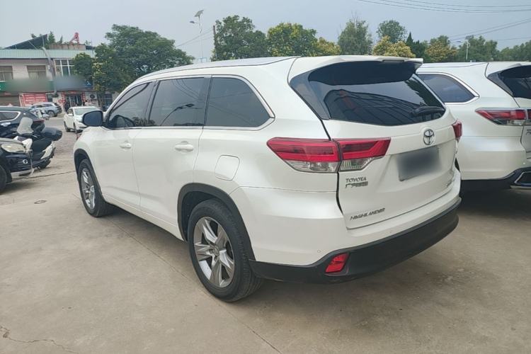 Used Toyota Highlander 2018 2.0T Four-Wheel Drive Luxury Edition 7 Seats China V Emission Standard Rear Left 45 Deg