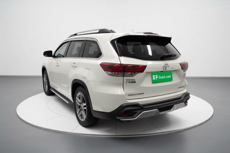 Used Toyota Highlander 2018 2.0T Four-Wheel Drive Prestige Version 7 Seats China V Emission Standard Rear Left 45 Deg