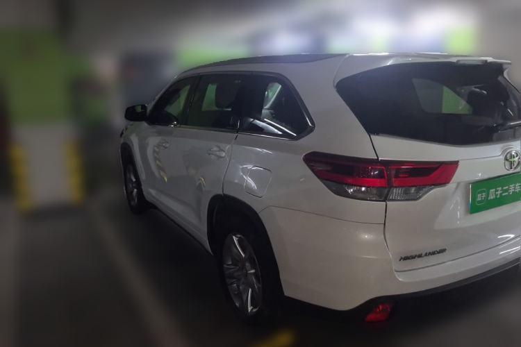 Used Toyota Highlander 2018 2.0T Four-Wheel Drive Luxury Version 7 Seats China VI Standard Rear Left 45 Deg