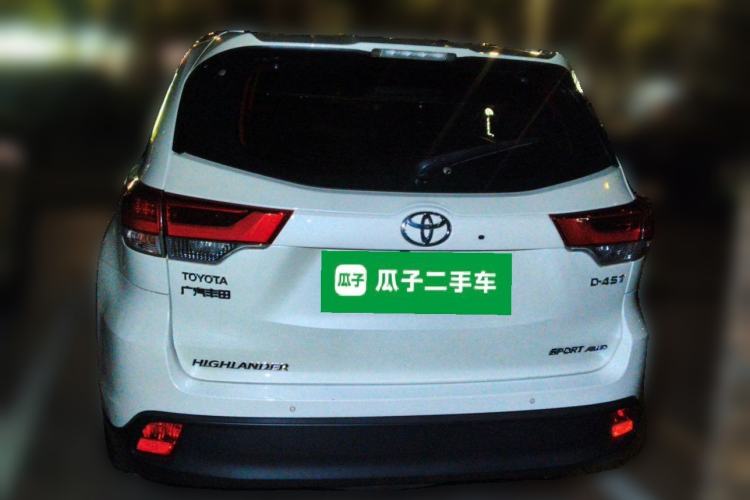Used Toyota Highlander 2018 2.0T Four-Wheel Drive Prestige Version 7 Seats China V Emission Standard Rear