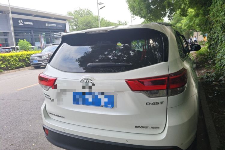 Used Toyota Highlander 2018 2.0T Four-Wheel Drive Luxury Edition 7 Seats China V Emission Standard Rear