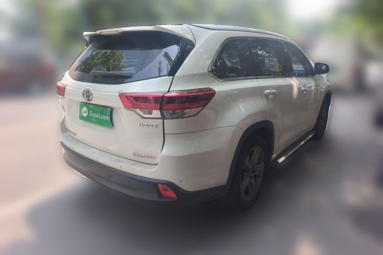 Used Toyota Highlander 2018 2.0T Four-Wheel Drive Luxury Edition 7 Seats China V Emission Standard Rear Right 45 Deg