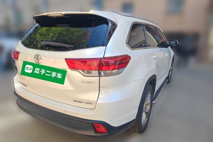 Used Toyota Highlander 2018 2.0T Four-Wheel Drive Luxury Version 7 Seats China VI Standard Rear Right 45 Deg