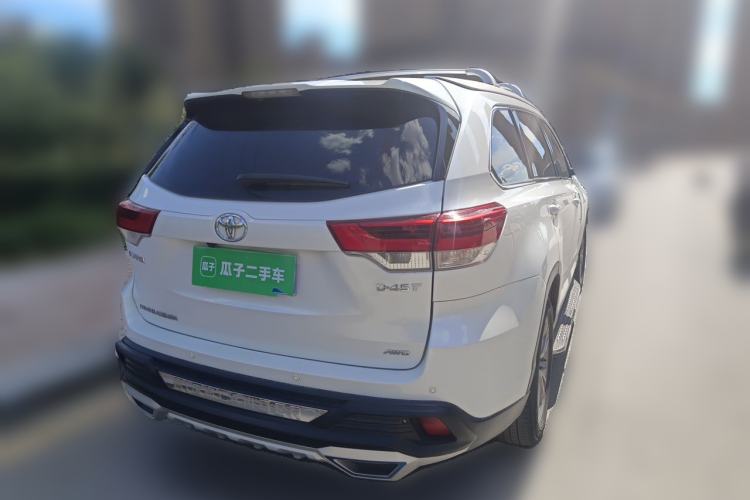 Used Toyota Highlander 2018 2.0T Four-Wheel Drive Elite Edition 7 Seats China VI Standard Rear Right 45 Deg