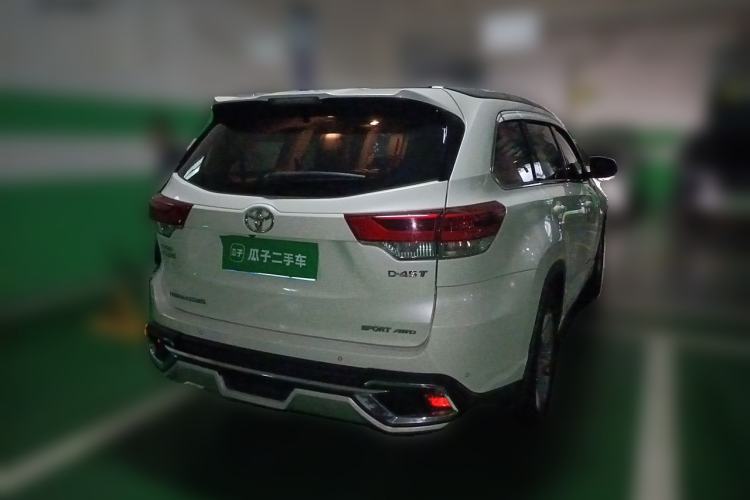 Used Toyota Highlander 2018 2.0T Four-Wheel Drive Luxury Edition 7 Seats China V Emission Standard Rear Right 45 Deg