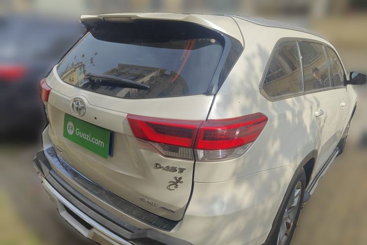 Used Toyota Highlander 2018 2.0T Four-Wheel Drive Prestige Version 7 Seats China V Emission Standard Rear Right 45 Deg