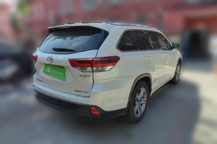 Used Toyota Highlander 2018 2.0T Four-Wheel Drive Luxury Edition 7 Seats China V Emission Standard Rear Right 45 Deg