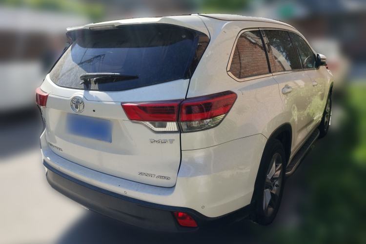 Used Toyota Highlander 2018 2.0T Four-Wheel Drive Prestige Version 7 Seats China V Emission Standard Rear Right 45 Deg