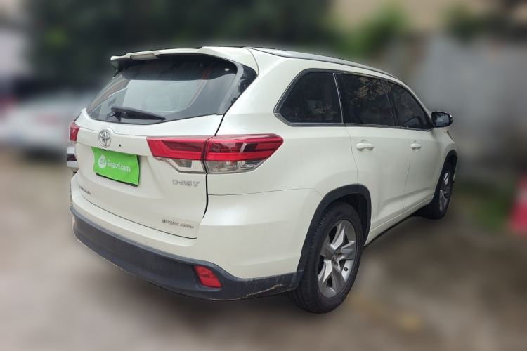 Used Toyota Highlander 2018 2.0T Four-Wheel Drive Prestige Version 7 Seats China VI Standard Rear Right 45 Deg