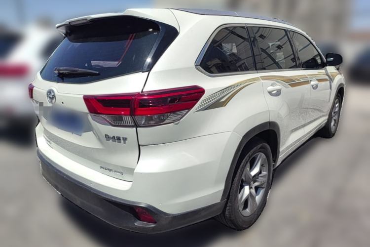 Used Toyota Highlander 2018 2.0T Four-Wheel Drive Prestige Version 7 Seats China V Emission Standard Rear Right 45 Deg