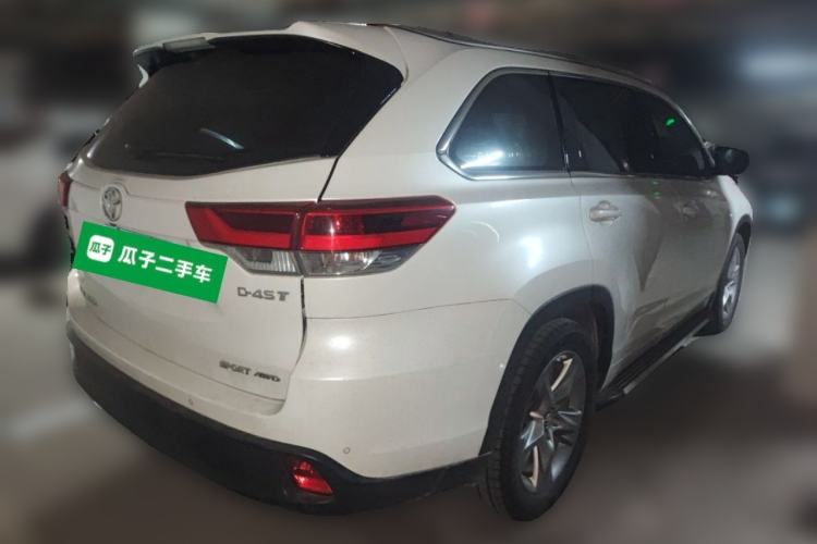 Used Toyota Highlander 2018 2.0T Four-Wheel Drive Luxury Version 7 Seats China VI Standard Rear Right 45 Deg