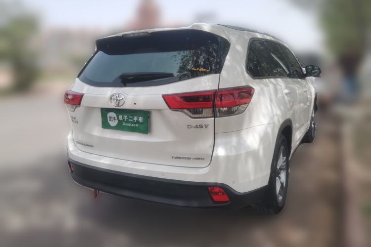 Used Toyota Highlander 2018 2.0T Four-Wheel Drive Supreme Edition 7-Seater China VI Rear Right 45 Deg
