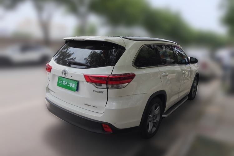 Used Toyota Highlander 2018 2.0T Four-Wheel Drive Prestige Version 7 Seats China VI Standard Rear Right 45 Deg