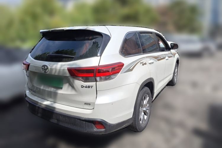 Used Toyota Highlander 2018 2.0T Four-Wheel Drive Elite Edition 7 Seats China VI Standard Rear Right 45 Deg