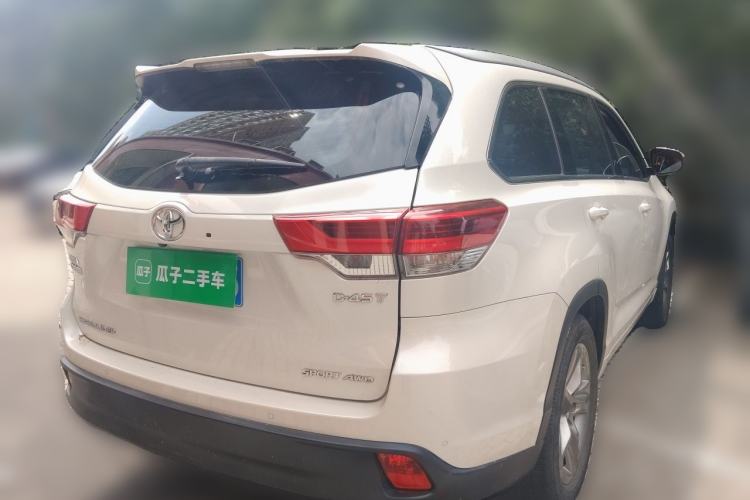 Used Toyota Highlander 2018 2.0T Four-Wheel Drive Prestige Version 7 Seats China V Emission Standard Rear Right 45 Deg