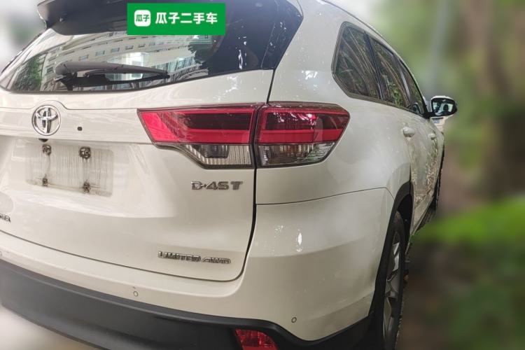 Used Toyota Highlander 2018 2.0T Four-Wheel Drive Supreme Edition 7-Seater China VI Rear Right 45 Deg