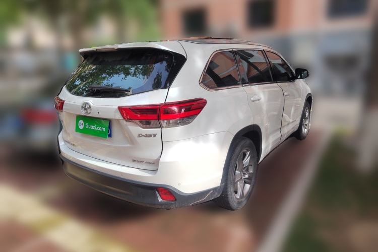 Used Toyota Highlander 2018 2.0T Four-Wheel Drive Prestige Version 7 Seats China VI Standard Rear Right 45 Deg