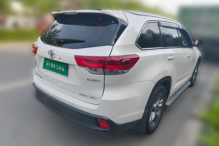 Used Toyota Highlander 2018 2.0T Four-Wheel Drive Prestige Version 7 Seats China V Emission Standard Rear Right 45 Deg