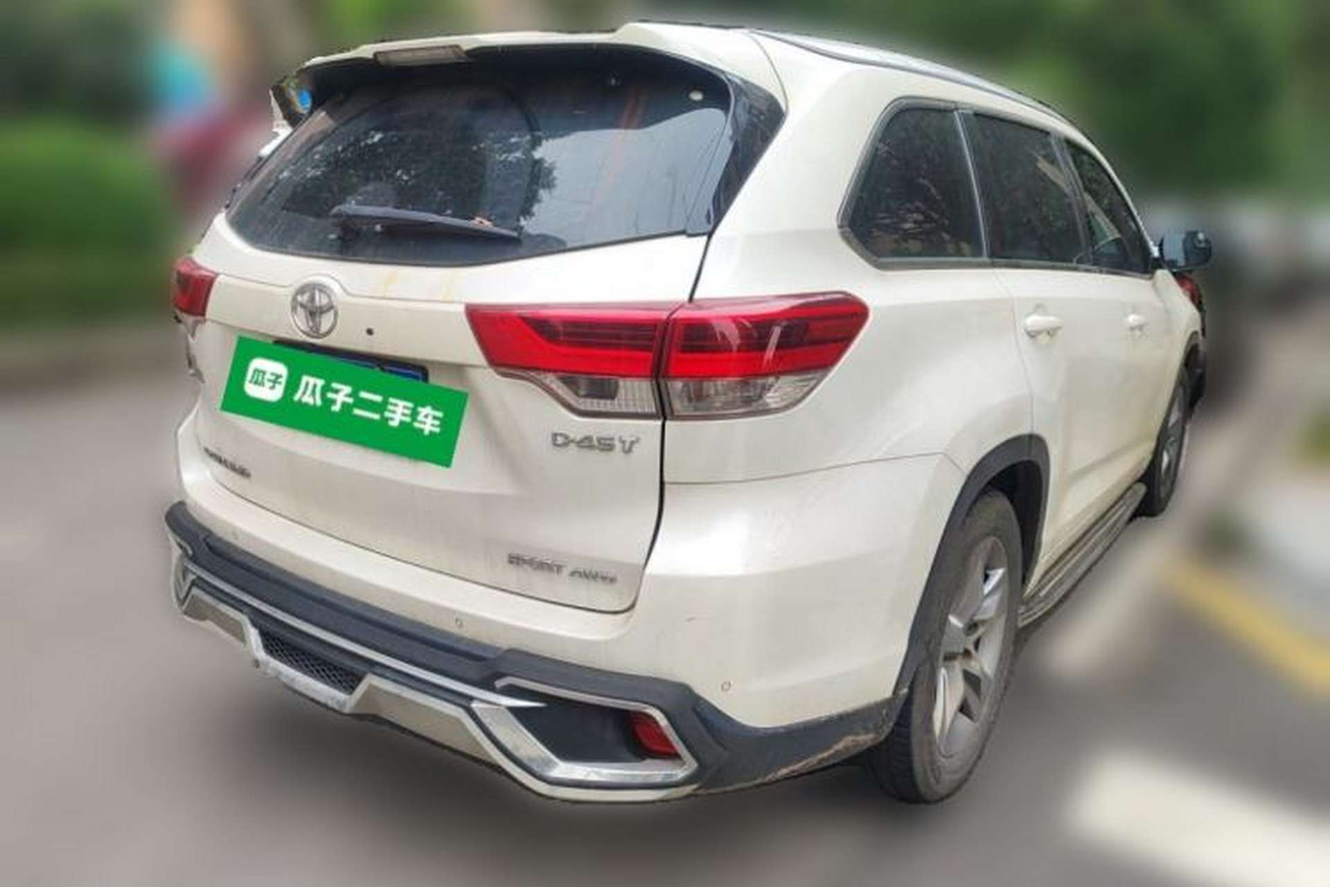 Used Toyota Highlander 2018 2.0T Four-Wheel Drive Prestige Version 7 Seats China V Emission Standard Rear Right 45 Deg