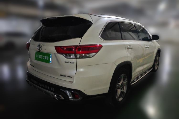 Used Toyota Highlander 2018 2.0T Four-Wheel Drive Prestige Version 7 Seats China V Emission Standard Rear Right 45 Deg