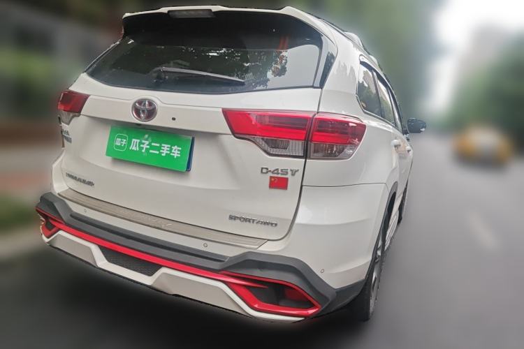 Used Toyota Highlander 2018 2.0T Four-Wheel Drive Prestige Version 7 Seats China VI Standard Rear Right 45 Deg