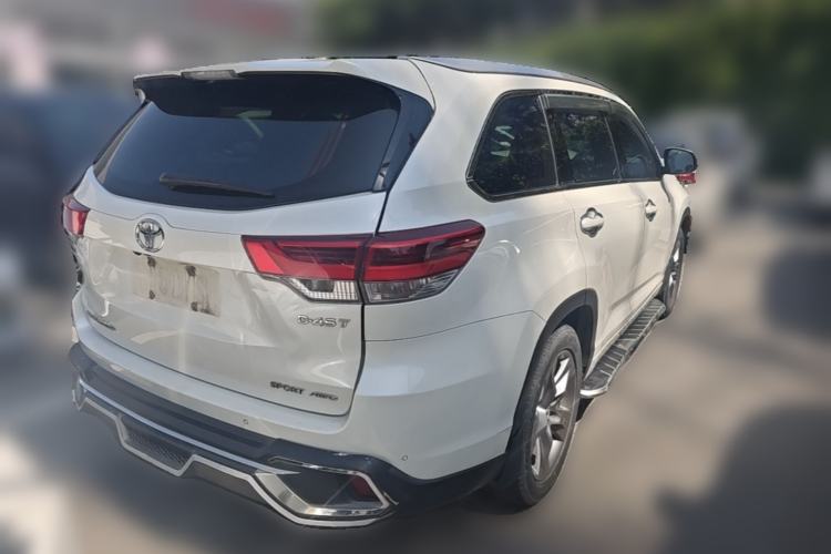 Used Toyota Highlander 2018 2.0T Four-Wheel Drive Luxury Edition 7 Seats China V Emission Standard Rear Right 45 Deg