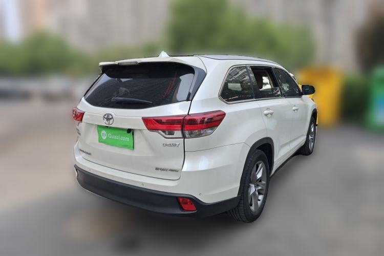 Used Toyota Highlander 2018 2.0T Four-Wheel Drive Luxury Edition 7 Seats China V Emission Standard Rear Right 45 Deg