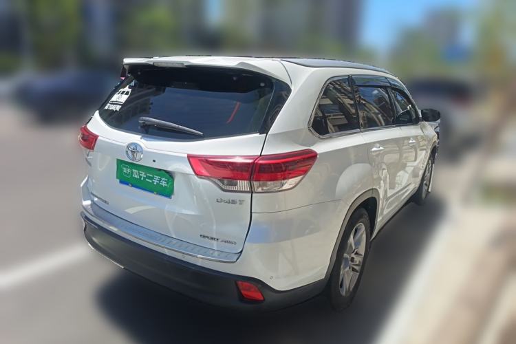 Used Toyota Highlander 2018 2.0T Four-Wheel Drive Prestige Version 7 Seats China VI Standard Rear Right 45 Deg