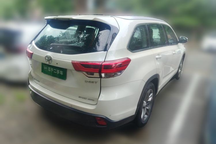 Used Toyota Highlander 2018 2.0T Four-Wheel Drive Prestige Version 7 Seats China VI Standard Rear Right 45 Deg