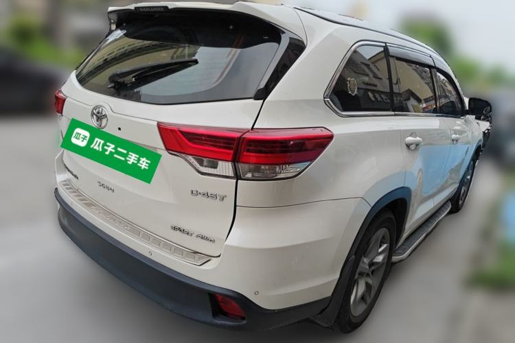 Used Toyota Highlander 2018 2.0T Four-Wheel Drive Prestige Version 7 Seats China V Emission Standard Rear Right 45 Deg
