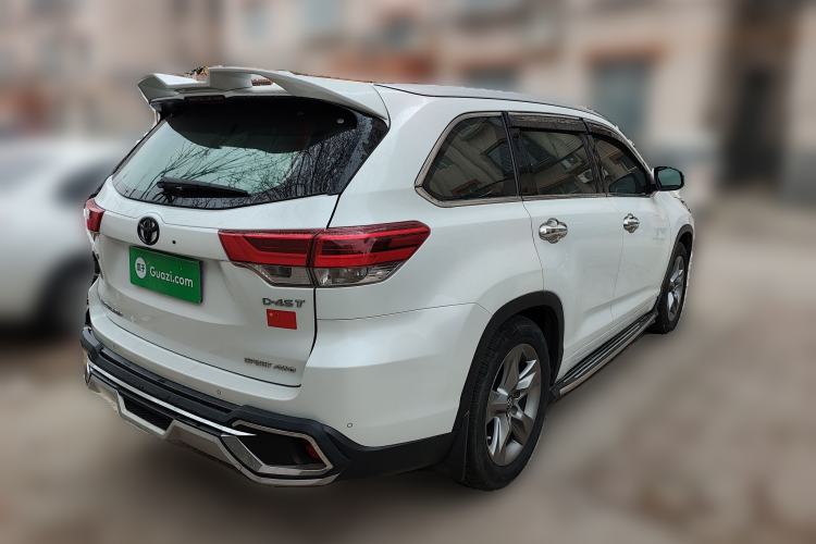 Used Toyota Highlander 2018 2.0T Four-Wheel Drive Prestige Version 7 Seats China VI Standard Rear Right 45 Deg