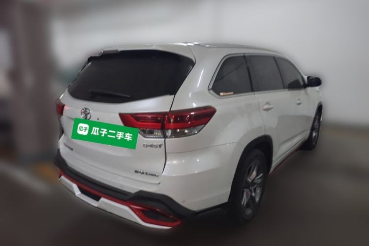 Used Toyota Highlander 2018 2.0T Four-Wheel Drive Prestige Version 7 Seats China VI Standard Rear Right 45 Deg