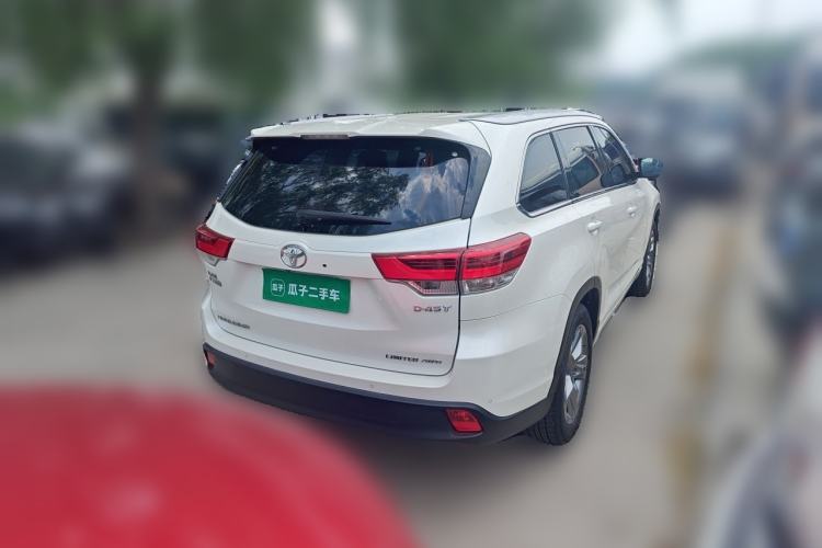 Used Toyota Highlander 2018 2.0T Four-Wheel Drive Supreme Edition 7-Seater China VI Rear Right 45 Deg