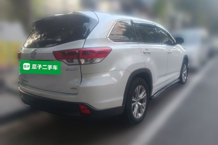 Used Toyota Highlander 2018 2.0T Four-Wheel Drive Elite Edition 7 Seats China VI Standard Rear Right 45 Deg